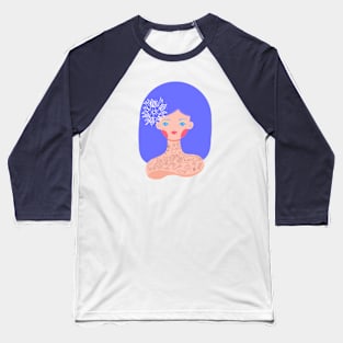 Tatto girl Baseball T-Shirt